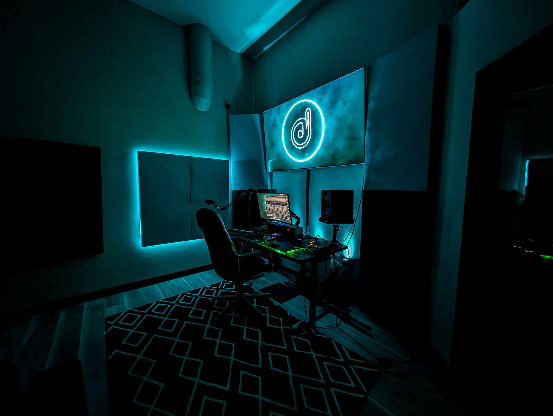 Studio C control room