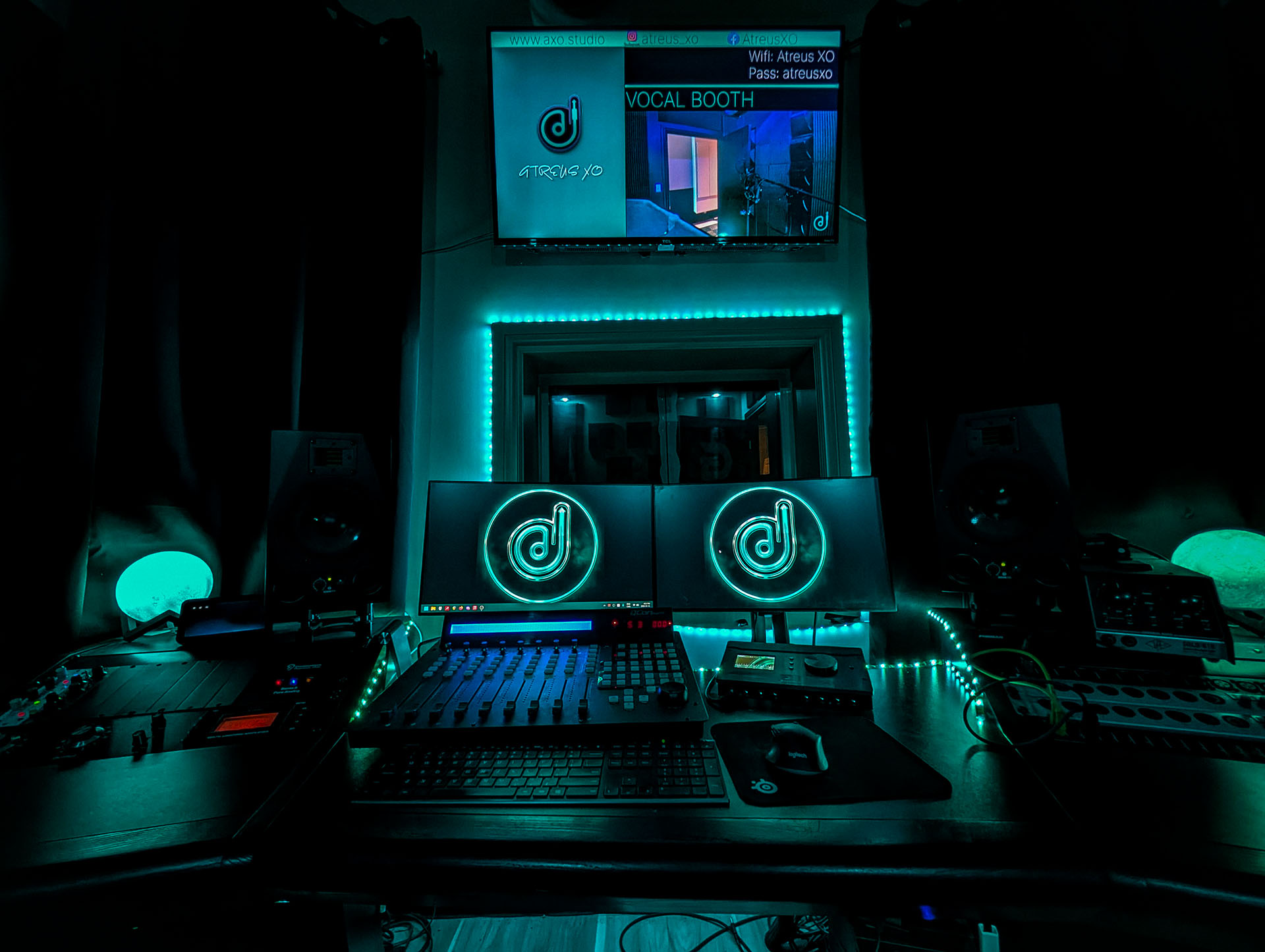 Studio G control room